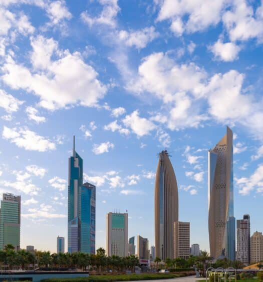 Vista do Parque Al Shaheed, Kuwait - Representa seguro viagem Kuwait