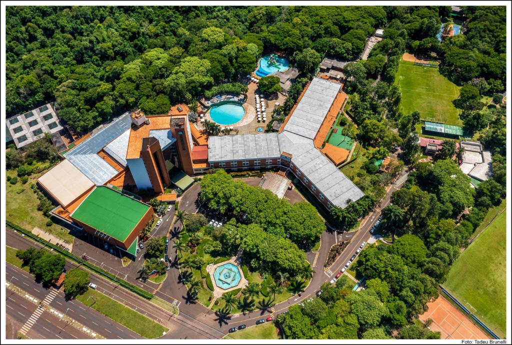 Vista aérea do Bourbon Cataratas do Iguaçu Thermas Eco Resort