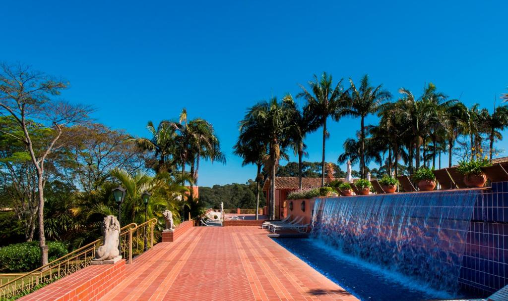 Cascata da piscina do Hotel Villa Rossa