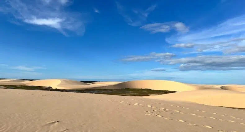 Dunas na Ilha Grande no Piauí