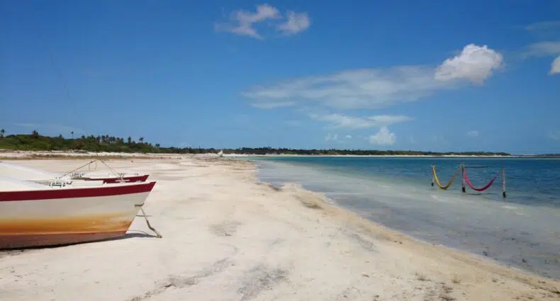 Vista da praia de Jericoacoara