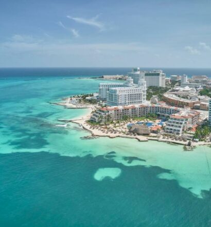 vista aérea do Fiesta Americana Cancun Villas Resort