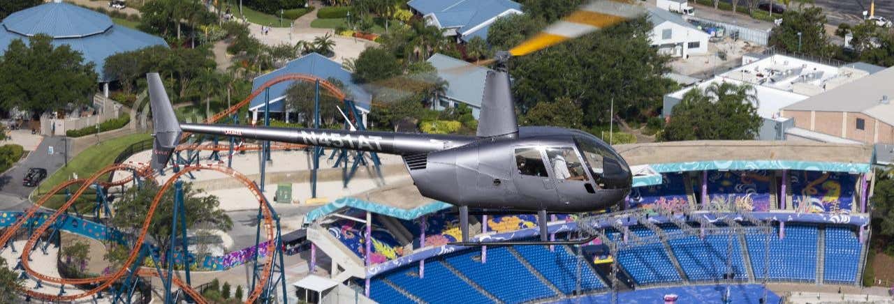 Passeio de helicóptero por Orlando e seus parques