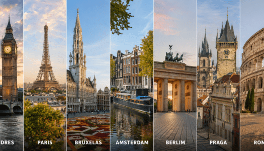 Roteiro de 7 países na Europa: Londres, Paris, Bruxelas, Amsterdam, Berlim, Praga e Roma
